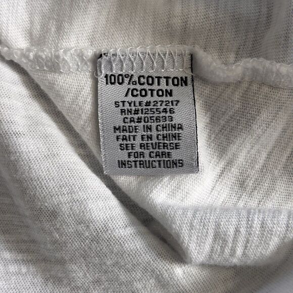 Habitat Clothes to Live In Artsy Lagenlook Top 100% Cotton Knit White Size Small - Picture 8 of 8